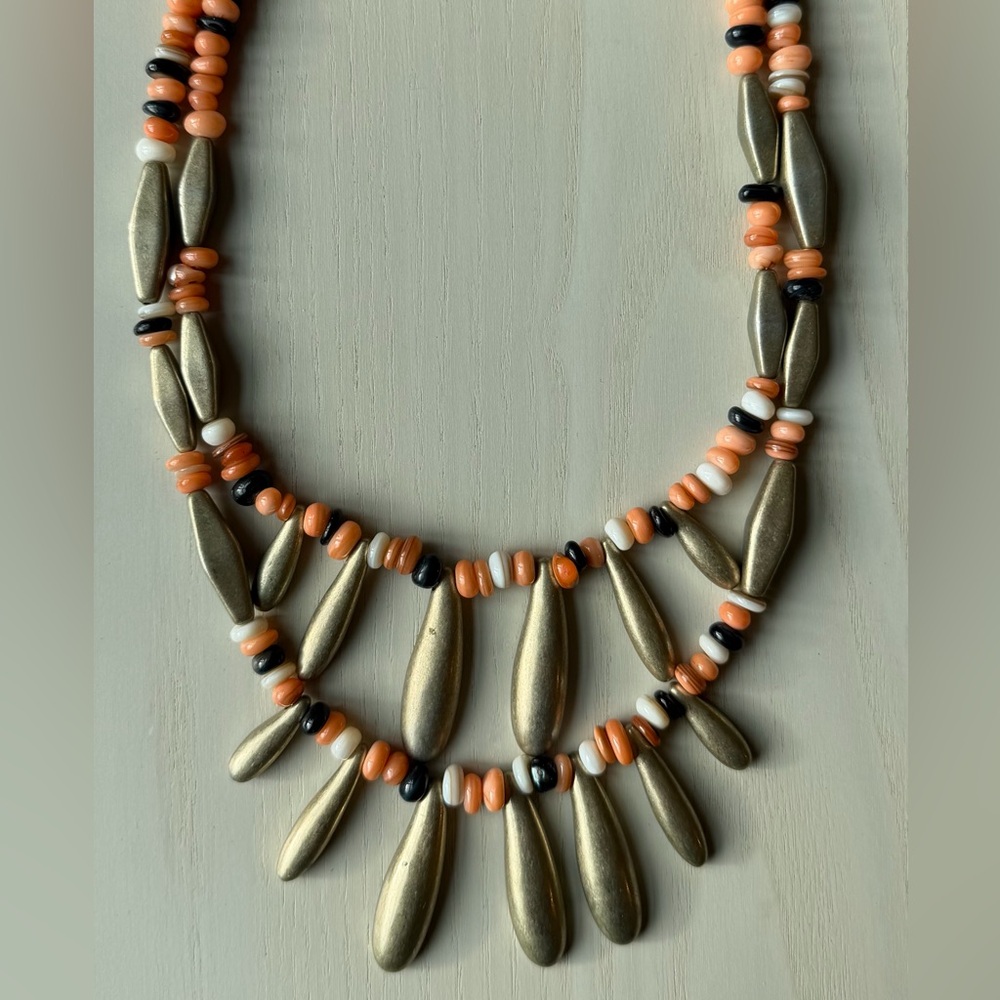 Anthropologie multi-strand necklace